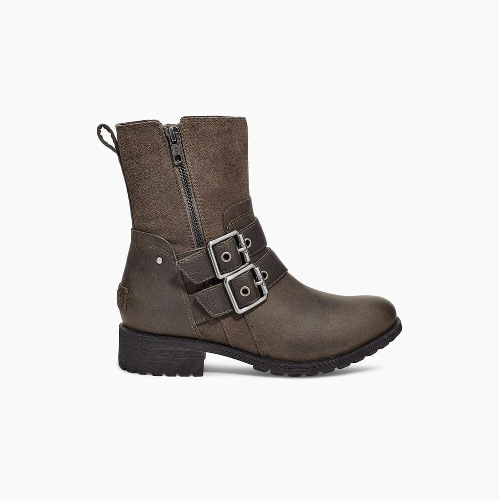 UGG Wilde Brown Boots for Women (JOWE51960)